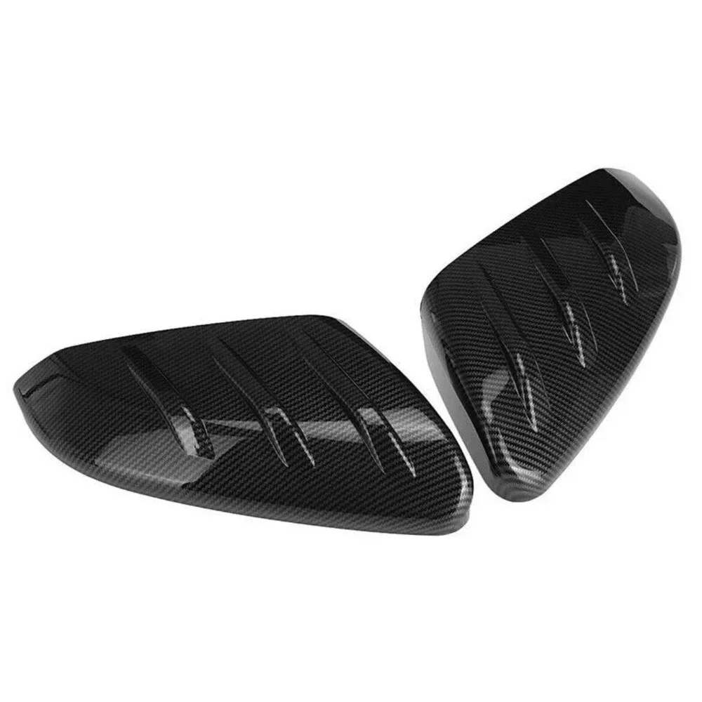 CARBON FIBER SIDE MIRROR COVER CAPS FOR 2016-21 HONDA CIVIC ADD-ON MU STYLE